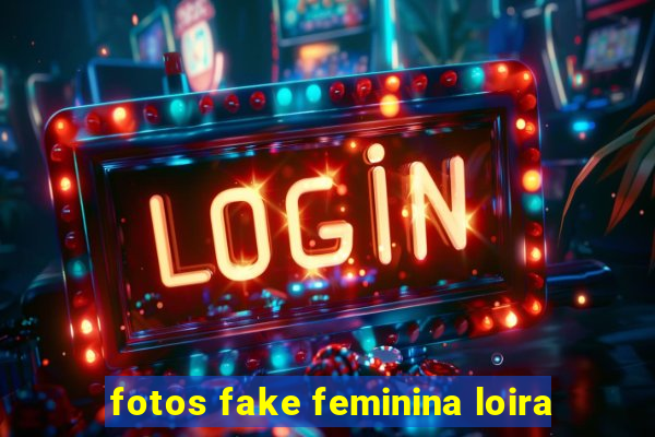 fotos fake feminina loira